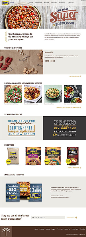 Bush's Beans Foodservice Screenshot